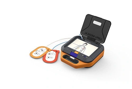Lepu LeAED® Portable Grade Medical Dea Machine Defibrillator Externo Automático para RCP Primeiros Socorros com IP55 Impermeável e à Prova de Poeira
